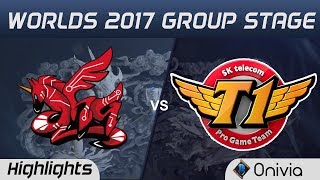 AHQ vs SKT Highlights World Championship 2017 Group Stage AHQ Esports vs SK Telecom T1 by Onivia