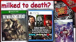 video game franchises that are milked to death...