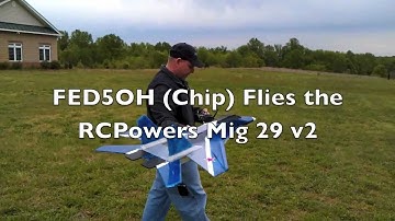 FED50H Flies the RCPowers Mig 29 v2