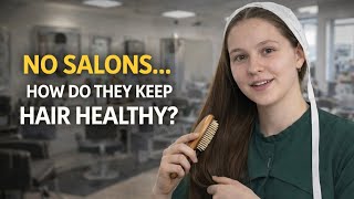 No Salons...How Amish Women Keep Their Hair Healthy 