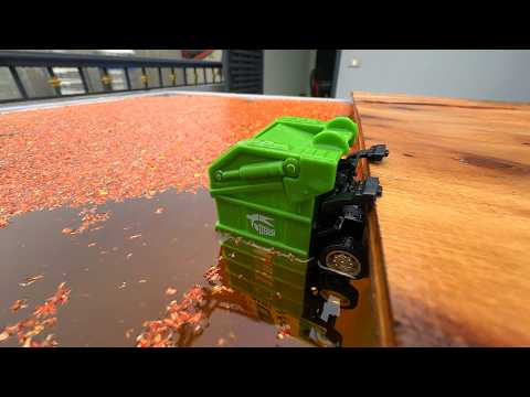 Model Car Falling into Water BMW, Huyndai, Lexus, Toyota, Lamboghini, Ferrari, Mclaren, Audi