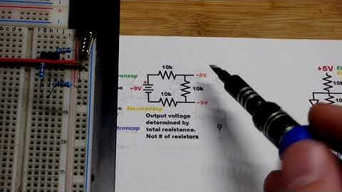 Three Equal Value Resistor Voltage Divider
