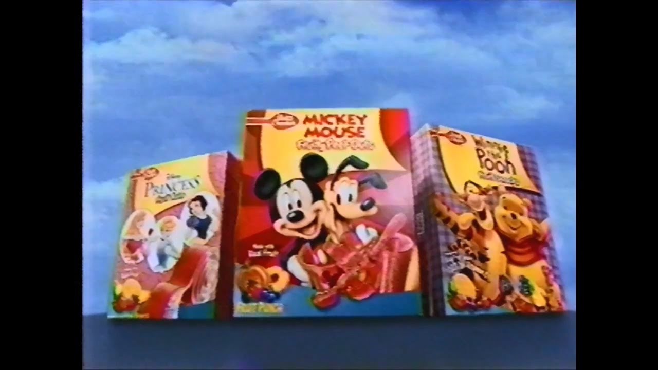 Mickey Mouse Fruity PeelOuts by Betty Crocker ad from 2000 YouTube