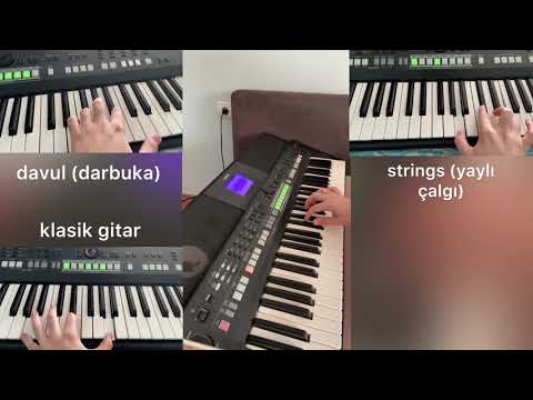 Akasya Durağı Ali Kemal Müziği (3) (klavye piyano full cover)(Oy Asiye - ali kemal duygusal müzik)