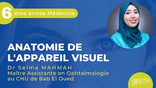 ANATOMIE DE L'APPAREIL VISUEL | Dr Selma MAHMAH