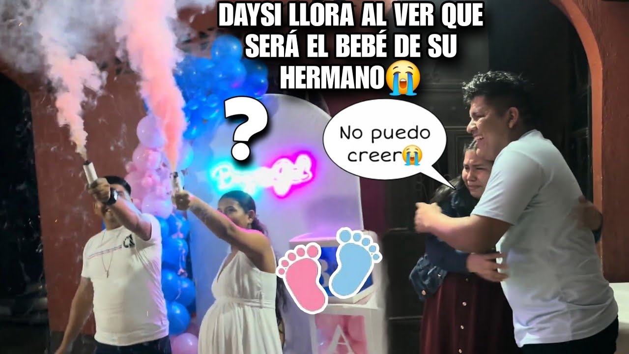 DAYSI Llora En Plena Revelación Al Ver Que Será El Bebé De Su Hermano😭Mirén Si Es Niño O Niña😱 