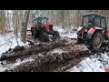 Mtz 82 Tractor Stuck in Mud