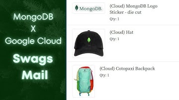 MongoDB Atlas on Google Cloud Swags Mail || Swags Out Now || Important Update !!