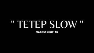 'TETEP SLOW' | WaruLeaf16 | Video Lirik