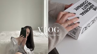 VLOG | Unboxing Deciem Skincare, Recovering from Covid 😷 Honey Ginger Tea Remedy, Aesthetic