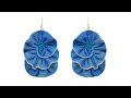 Джинсовые серьги своими руками. Мастер класс | Denim Earrings. DIY