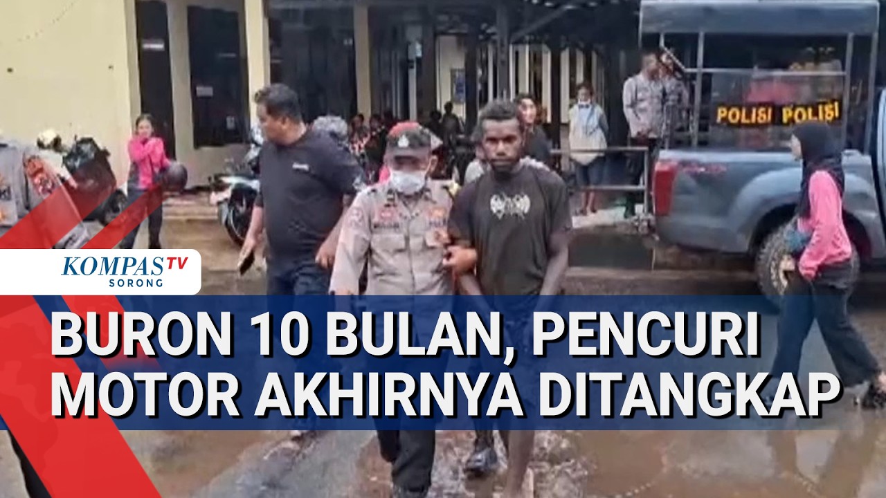 Polisi Tangkap Pelaku Curanmor di Merauke yang Sempat Buron 10 Bulan