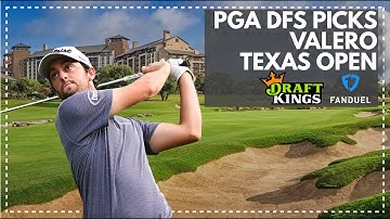 PGA DFS Picks for the 2023 Valero Texas Open: FanDuel & DraftKings Lineup Advice