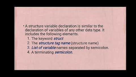 EST 102 PROGRAMMING IN C: STRUCTURE I