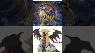 who is strongest Pokemon 💪?#THUNDER KING RAIKOU V/S GIRATINA#POKEMON WORLD#$@