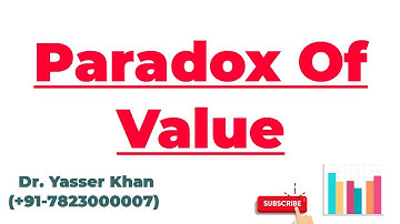 Paradox Of Value