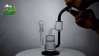 High420 Online Head Shop Cheap Bongs for Sale Black and Clear Glass Water Pipes Wholesale
