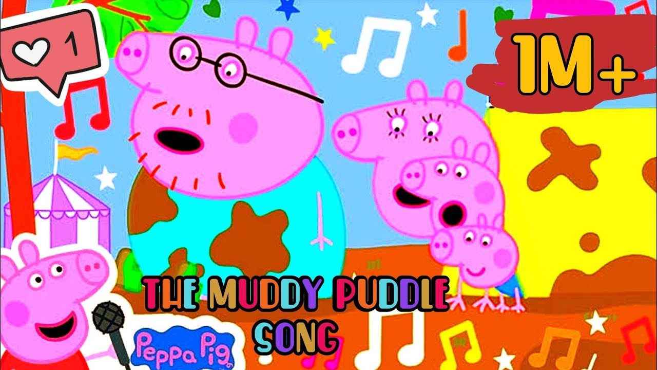 The Muddy Puddles song and adventure in space#peppapig #kidsplayworld ...