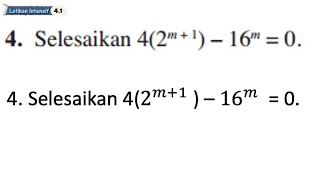 Latihan Intensif 4.1 No 4 | Bab 4 Indeks, Surd dan Logaritma | 4.1 Hukum Indeks | Add Maths Form 4 Latihan Intensif 4.1 No 4 | Bab 4 Indeks, Surd dan Logaritma | 4.1 Hukum Indeks | Add Maths Form 4