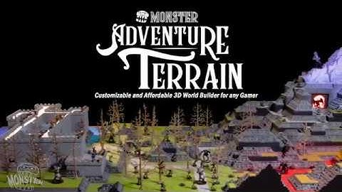 TEASER TRAILER! Monster Adventure Terrain:  Customizable and Affordable 3D World Builder!