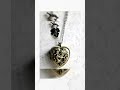 Mermaid Music Box Locket in Bronze