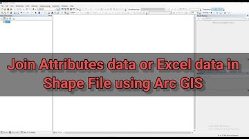Arc GIS Tutorial | Join Attributes Data or Excel Data to shape file using ArcGIS Software | join