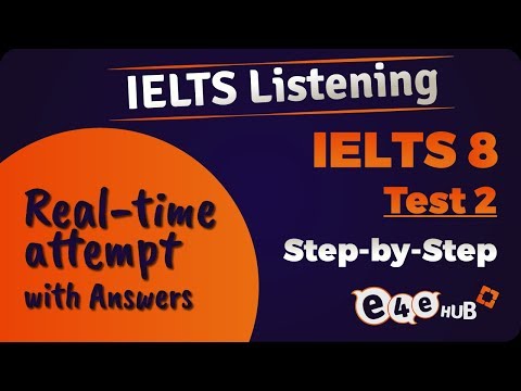 Answering IELTS Listening: Cambridge Book 8 Test 2 | Real-Time Screencast