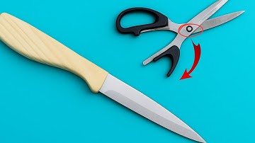 Millions Don’t Know This Trick | Turn Broken Scissors Into a Sharp Knife!