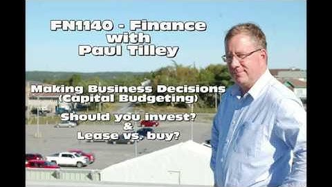 FN1140 - Unit 5 - The Investment Decision Process