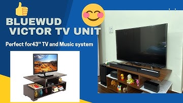 BLUEWUD Victor Engineered Wood TV Entertainment Unit (Do it yourself)