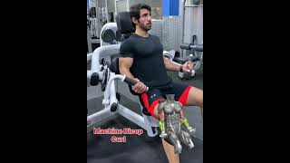 machine bicep curl تمرين باي بالجهاز