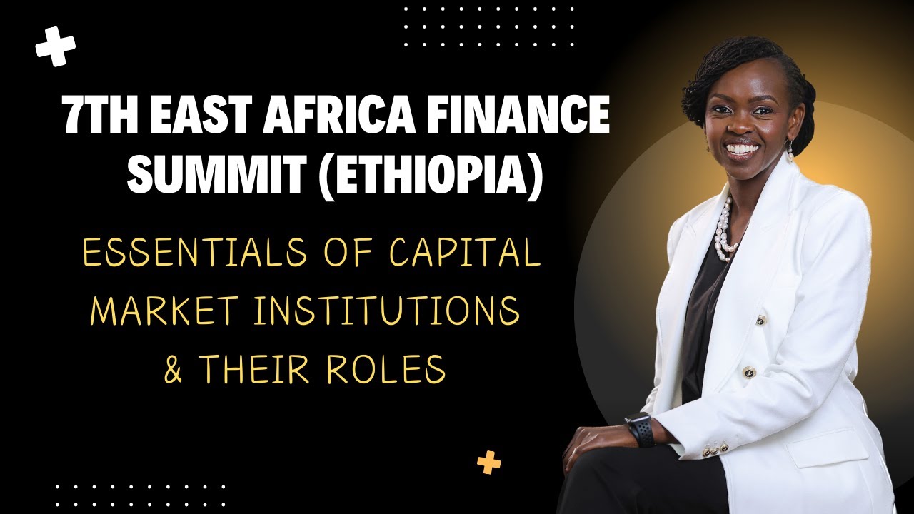 Still from Key Roles of Capital Market Institutions | 7th East Africa Finance Summit (Ethiopia) - Rina Hicks