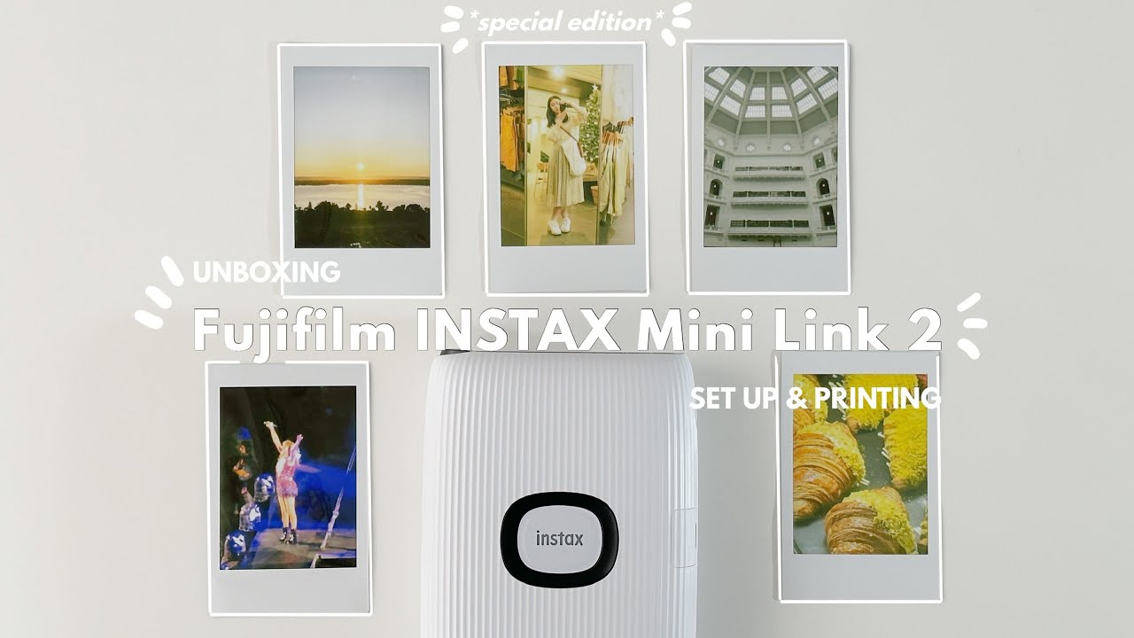 Fujifilm Instax Mini Link 2 (Clay White 🤍) Unboxing + Set up +