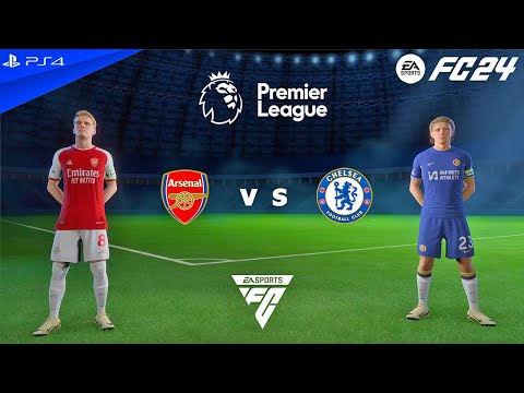 FC 24 PS4 Gameplay - Arsenal vs Chelsea | Premier League 2023/24