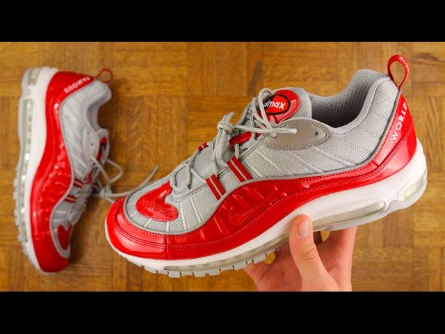 Nike Air Max 98 University Red, Drops