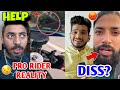Aamir majid help pro rider after accident   munawar faruqi dissuk07rider  jatt prabhjot vs uk07