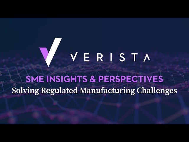 Automation & Vision for Regulated Manufacturing | Expert Insights from Verista
