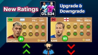 DLS 24 | Rating Upgrade & Downgrade | New Players Update | Dream League Soccer 2024