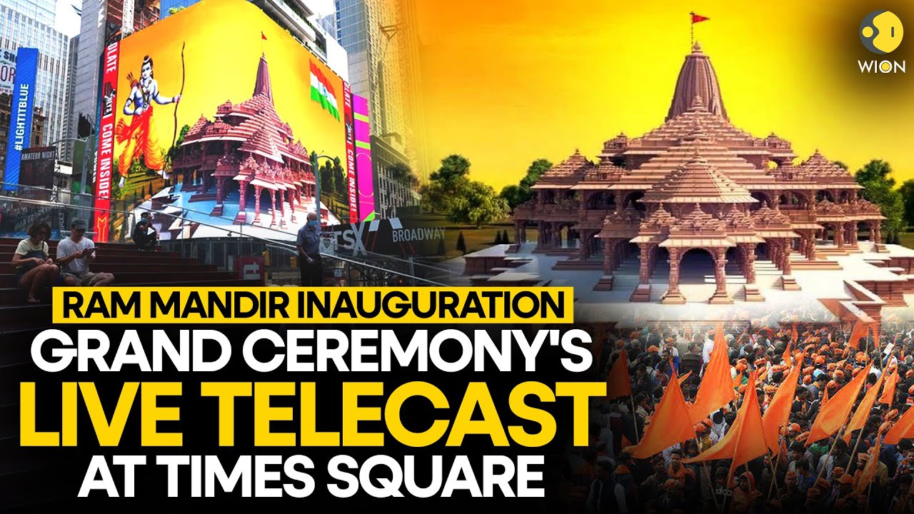 Ram Mandir consecration: Grand Ayodhya ceremony to be live-streamed at ...