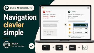 Démo accessibilité web : navigation au clavier