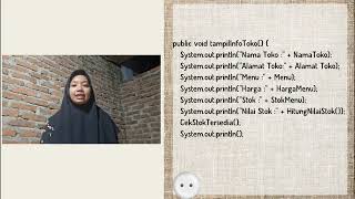 Presentasi Tugas Mata Kuliah Pemrograman Berorientasi Objek - Class and Object