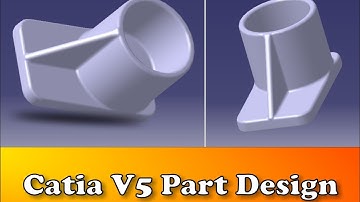 Catia Part Design with stiffner command