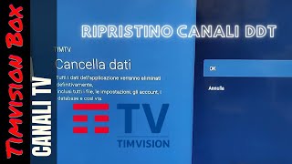 TIMVISION BOX: How to Restore Digital Terrestrial TV Channels screenshot 5