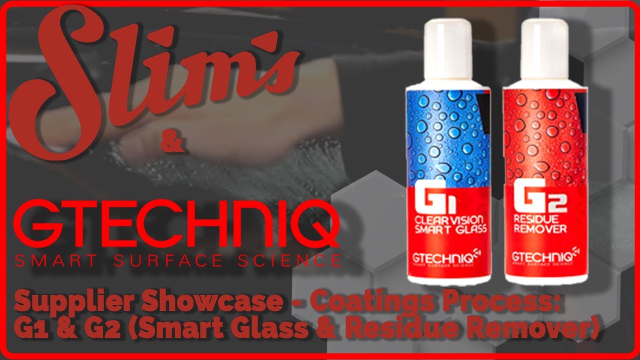 Gtechniq G1 Clearvision Smart Glass + G2 Residue Remover (100ml