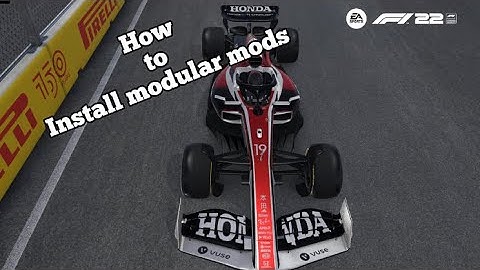 How to Install Modular mods on F1 22! Tutorial!