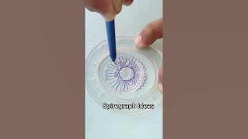 Spirograph ideas #shorts #asmr #art #spirograph  #drawing #satisfying video #viral