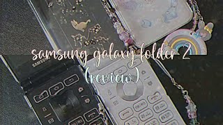 samsung galaxy folder 2 (full review) 🖤🤍