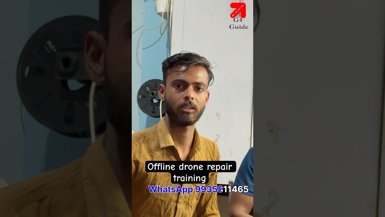 Offline drone repair tranning first time in India