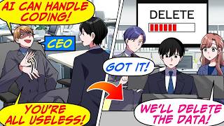 The New CEO Said Programmers & Old Data Were ‘Useless’! So...[RomCom Manga Dub]