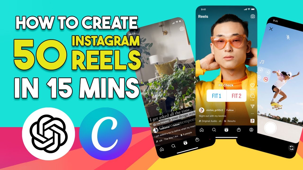 How To Create 50 Instagram Reels In 15 Mins With Chatgpt & Canva - YouTube